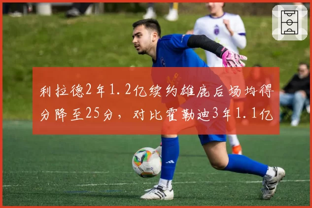 利拉德2年1.2亿续约雄鹿后场均得分降至25分,对比霍勒迪3年1.1亿签约凯尔特人时防守效率前三